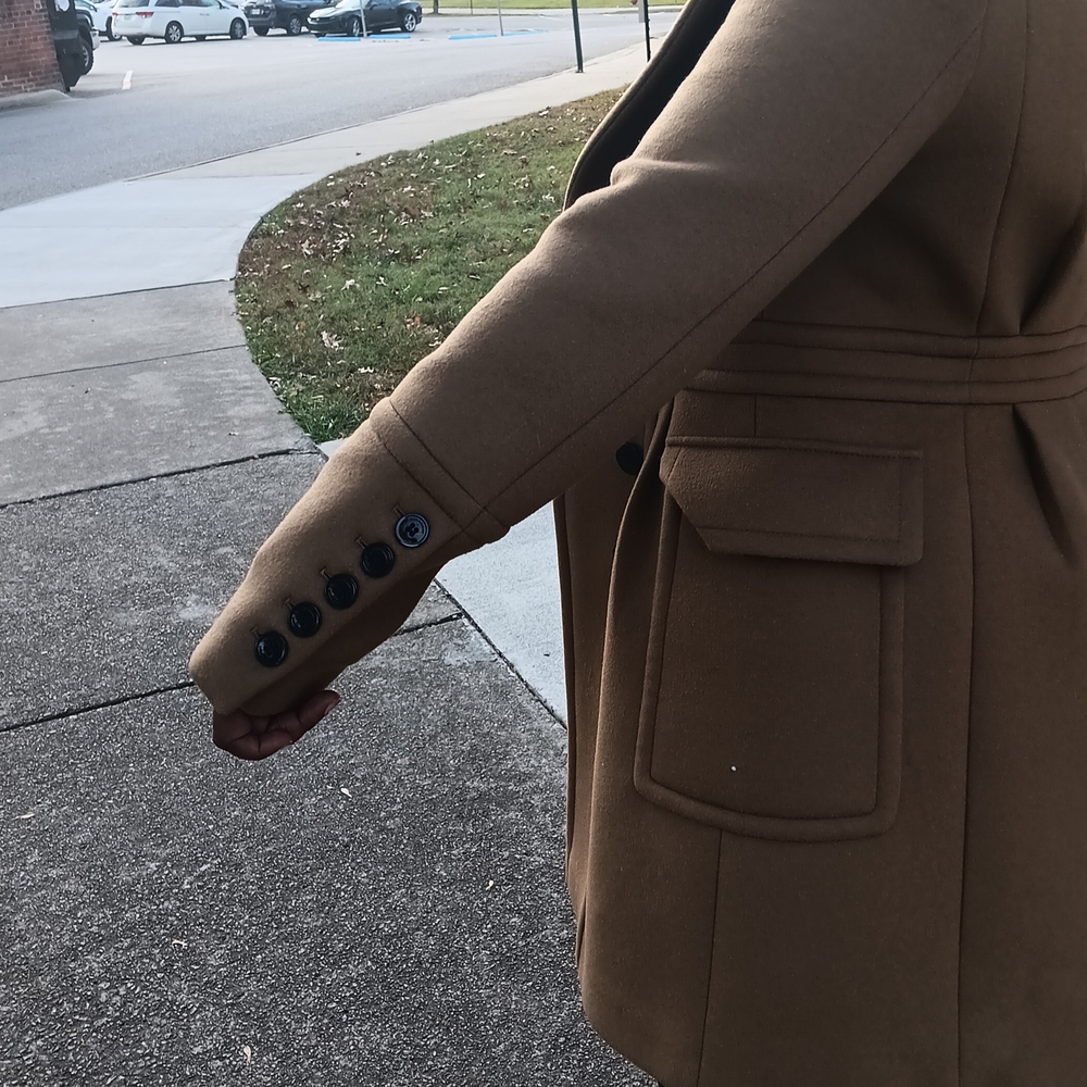 Women's Tan Wool Coat